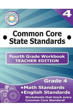 Coperta cărții 'Fourth Grade Common Core Workbook - Teacher Edition -'