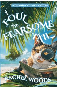 Coperta cărții 'A Foul and Fearsome Tail: A Talking Cat Cozy Mystery - Rachel Woods'