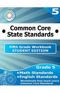 Coperta cărții 'Fifth Grade Common Core Workbook - Student Edition -'