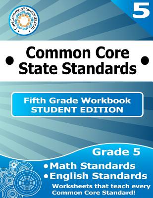 Coperta cărții 'Fifth Grade Common Core Workbook - Student Edition -'