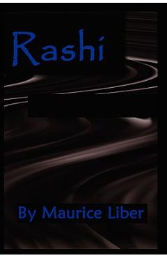Coperta cărții 'Rashi - Maurice Liber'