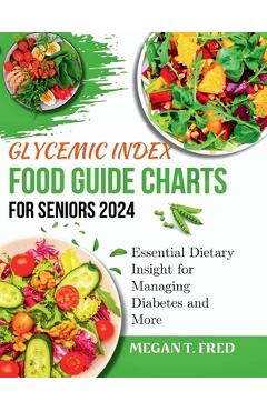 Coperta cărții 'Glycemic Index Food Guide Chart for Seniors 2024: Essential Dietary Insight for Managing Diabetes and More - Megan T.'