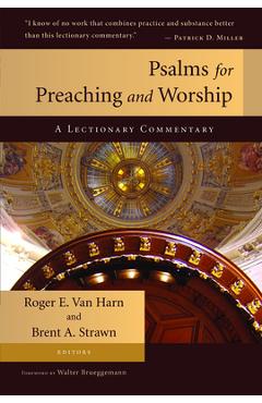 Coperta cărții 'Psalms for Preaching and Worship: A Lectionary Commentary - Roger E. Van Harn'