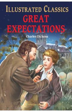 Coperta cărții 'Great Expectations - Charles Dickens'