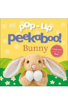 Coperta cărții 'Pop-Up Peekaboo! Bunny: A Surprise Under Every Flap! -'