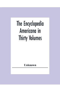Coperta cărții 'The Encyclopedia Americana In Thirty Volumes -'