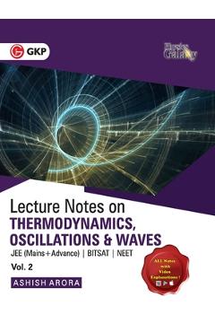Coperta cărții 'Physics Galaxy Vol. II Lecture Notes on Thermodynamics, Oscillation & Waves (JEE Mains & Advance, BITSAT, NEET) -'