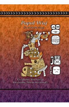 Coperta cărții 'Popol Vuh en Escritura Maya - John Garcia'