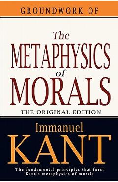 Coperta cărții 'Groundwork of the Metaphysics of Morals - Immanuel Kant'