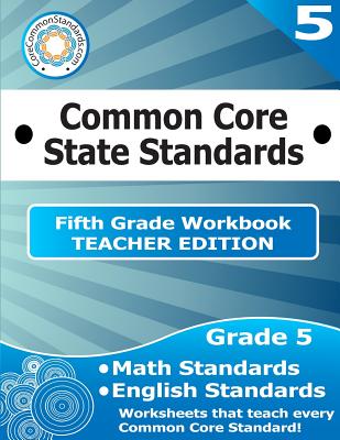 Coperta cărții 'Fifth Grade Common Core Workbook - Teacher Edition -'