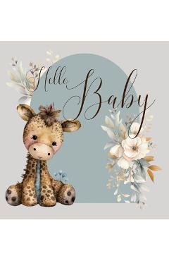 Hello Baby, Baby Shower Guest Book (hardback) - Lulu And Bell
