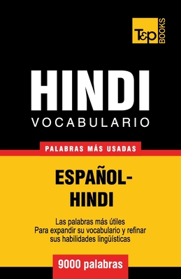 Coperta cărții 'Vocabulario Español-Hindi - 9000 palabras más usadas - Andrey Taranov'