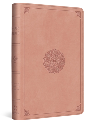 ESV Compact Bible (Trutone, Blush Rose, Emblem Design) -