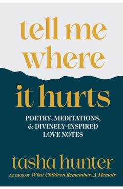 Coperta cărții 'tell me where it hurts: poetry, meditations, and divinely-inspired love notes - Tasha Hunter'