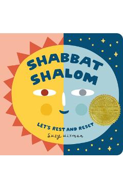 Coperta cărții 'Shabbat Shalom: Let's Rest and Reset - Suzy Ultman'