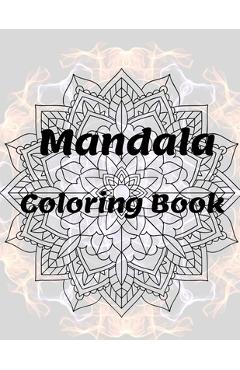 Poza produsului Mandala Coloring Book: for Girls Ages 8-12 Perfect Relaxation Coloring Book for Girls, Christmas Gifts - 