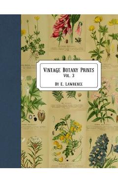 Coperta cărții 'Vintage Botany Prints: Vol. 3 - E. Lawrence'