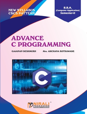 Coperta cărții 'Advance C Programming - Gajanan Deshmukh'