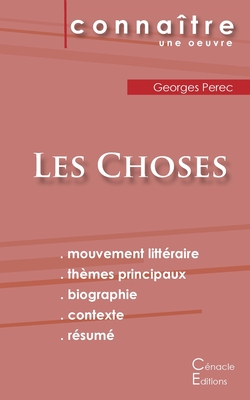 Coperta cărții 'Fiche de lecture Les Choses de Georges Perec (Analyse littéraire de référence et résumé complet) - Georges Perec'