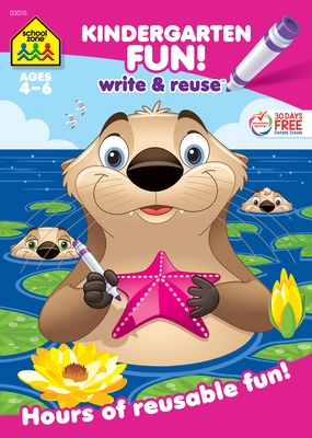 School Zone Kindergarten Fun! Write & Reuse Workbook - School Zone