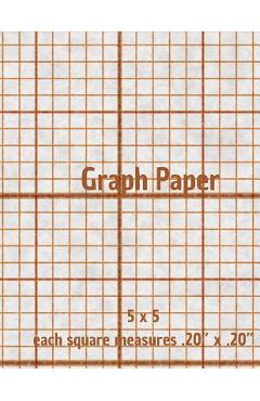Coperta cărții 'Graph Paper: Quad Rule Graph Paper,8.5 X 11 (5x5 Graph Paper) 100 Pages - Christopher H. Hibbs'