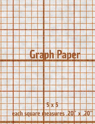 Coperta cărții 'Graph Paper: Quad Rule Graph Paper,8.5 X 11 (5x5 Graph Paper) 100 Pages - Christopher H. Hibbs'