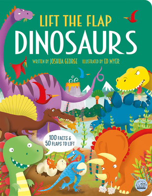 Coperta cărții 'Dinosaurs - Interactive History Book for Kids - Joshua George'