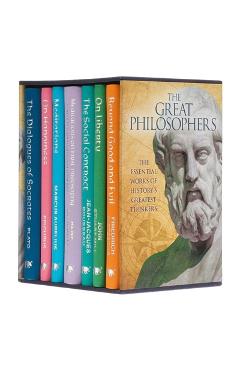 Coperta cărții 'The Great Philosophers Collection: Deluxe 7-Book Hardcover Boxed Set - Frederich Nietzsche'