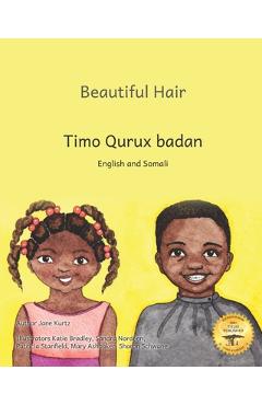 Coperta cărții 'Beautiful Hair: Celebrating Ethiopian Hairstyles in English and Somali -'