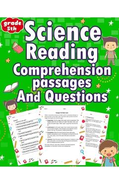 Poza produsului science reading comprehension passages and questions for 5th grade: Unleash 5th-grade brilliance with our mind-bending science reading passages! Excit - Daniela Ramirez