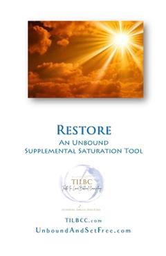 Coperta cărții 'Restore: Supplemental Saturation Tool for Unbound: Growing Ever-Freer in Christ - Warren G. Lamb'