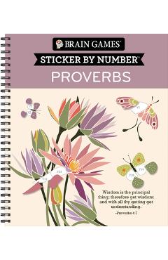 Brain Games - Sticker by Number: Proverbs -