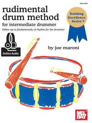 Coperta cărții 'Rudimental Drum Method for the Intermediate Drummer -'