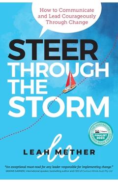 Coperta cărții 'Steer Through the Storm - Leah Mether'