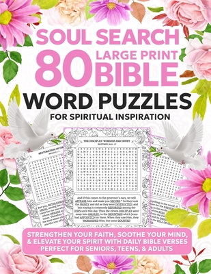 Soul Search: 80 Large Print Bible Word Puzzles for Spiritual Inspiration: 80 Large Print Bible Word Puzzles for Spiritual Inspirati - Ruby Bliss
