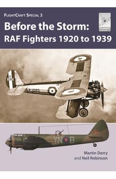 Coperta cărții 'RAF Fighters Before the Storm - Martin Derry'