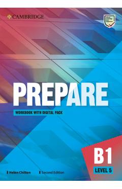 Coperta cărții 'Prepare Level 5 Workbook with Digital Pack - Helen Chilton'