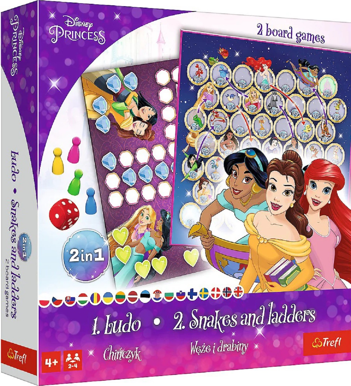 Joc 2 in 1: Disney Princess. Ludo si Serpisori si scari