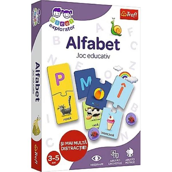 Joc educativ: Alfabetul. Micul explorator