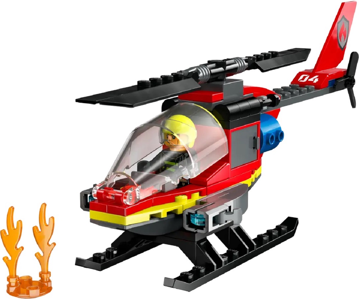 Lego City. Elicopter de pompieri