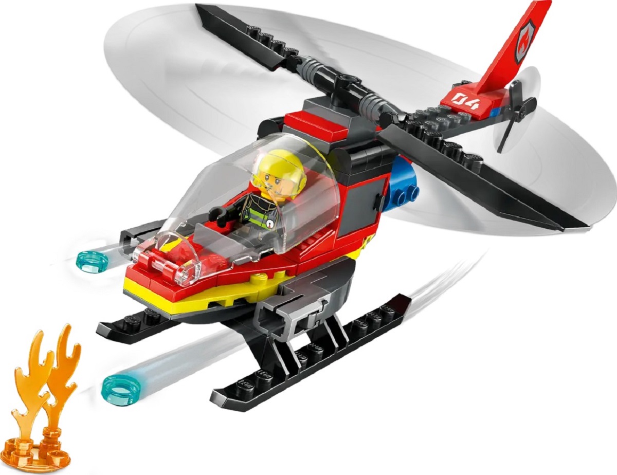 Lego City. Elicopter de pompieri