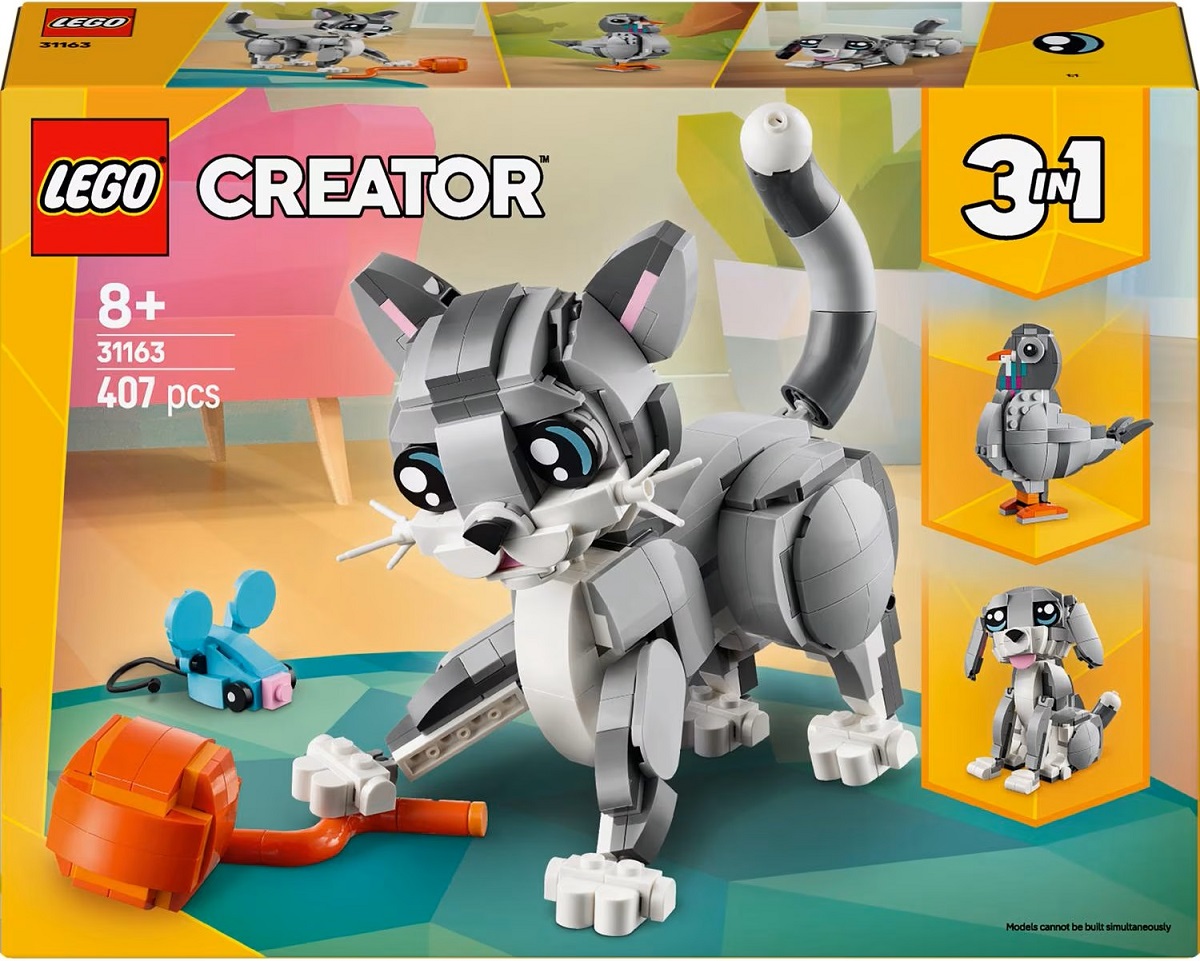 Lego Creator 3 in 1. Pisica jucausa