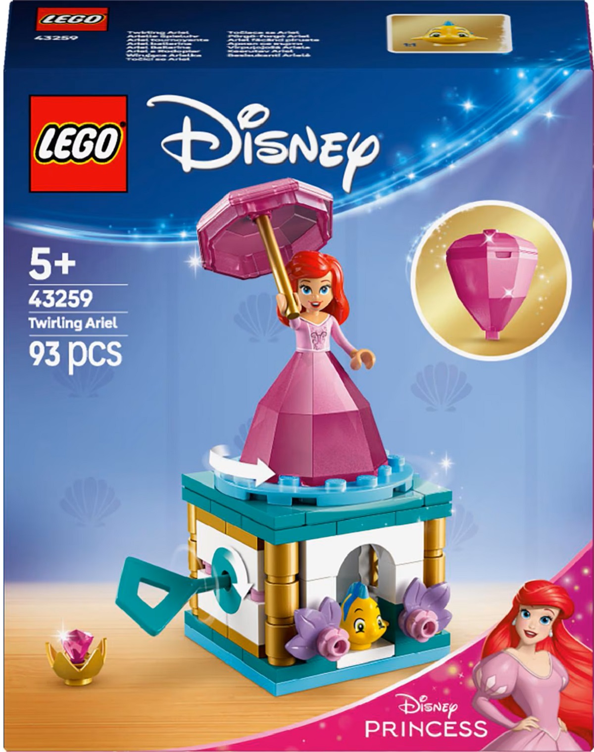 Lego Disney: Ariel facand piruete