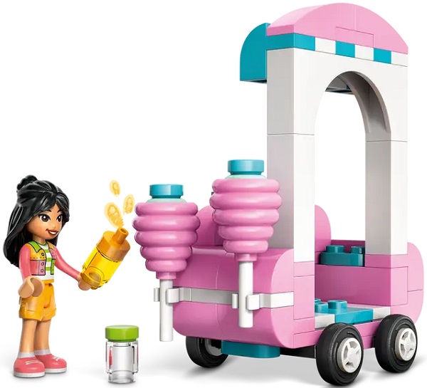 Lego Friends. Taraba cu vata de zahar si scuter