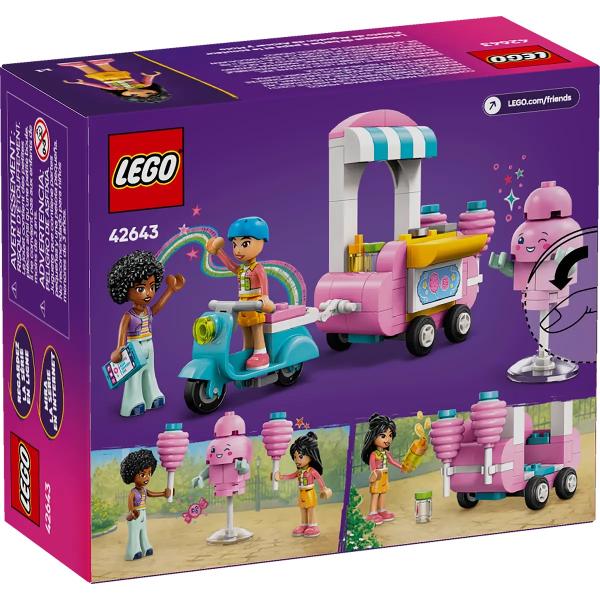 Lego Friends. Taraba cu vata de zahar si scuter