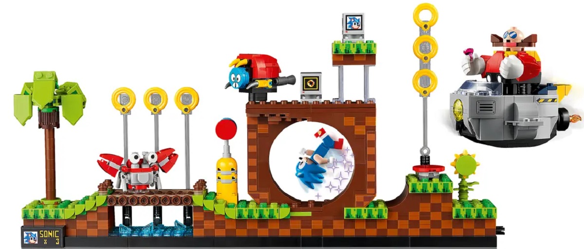 Lego Ideas: Sonic the Hedgehog. Dealul verde