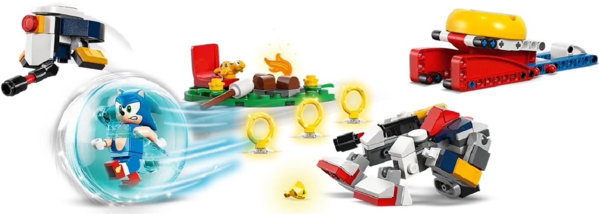 Lego Sonic. Infruntare la focul de tabara al lui Sonic