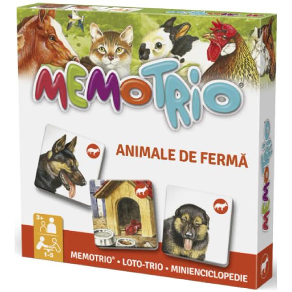 MemoTrio: Animale de ferma