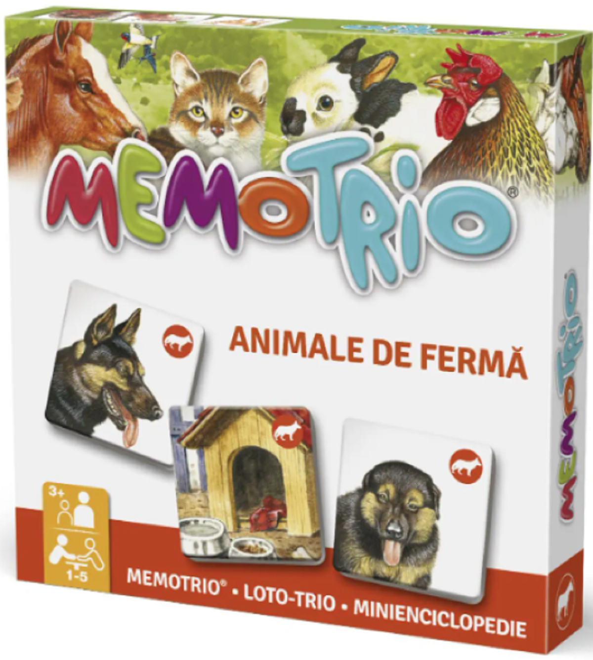 MemoTrio: Animale de ferma