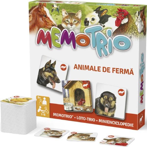 MemoTrio: Animale de ferma